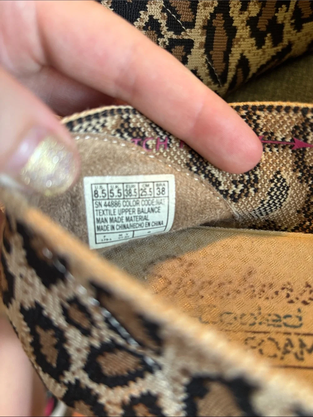 Skechers Leopard Print Ballet Flats